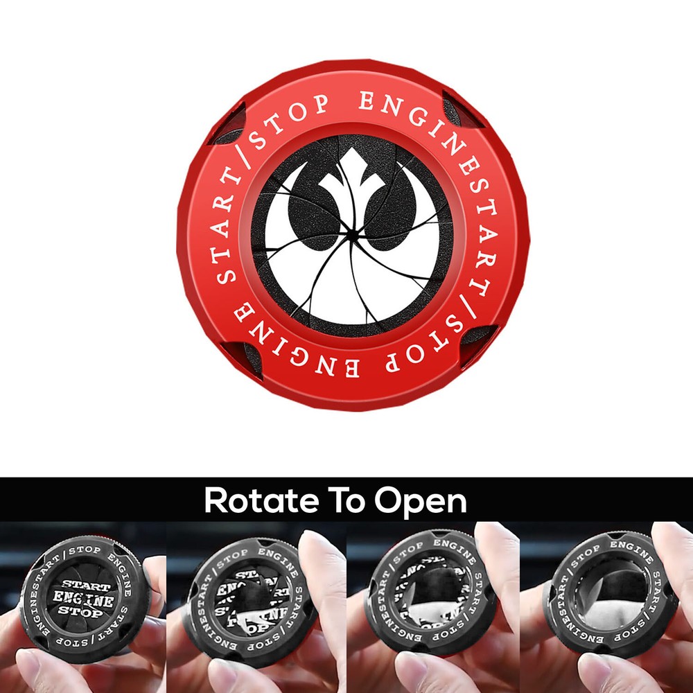 Rebel Alliance Jedi Car Engine Start Stop Push Button Cover Switch Decor Trim