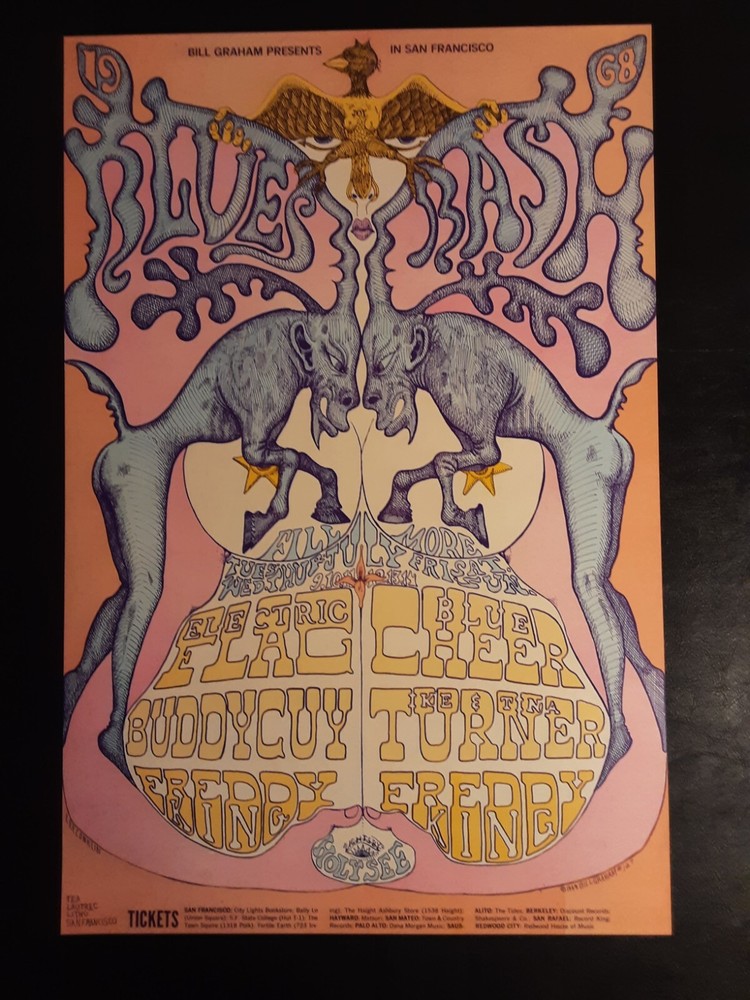 POSTER BG-128 / First printing / Buddy Guy / Blue Cheer