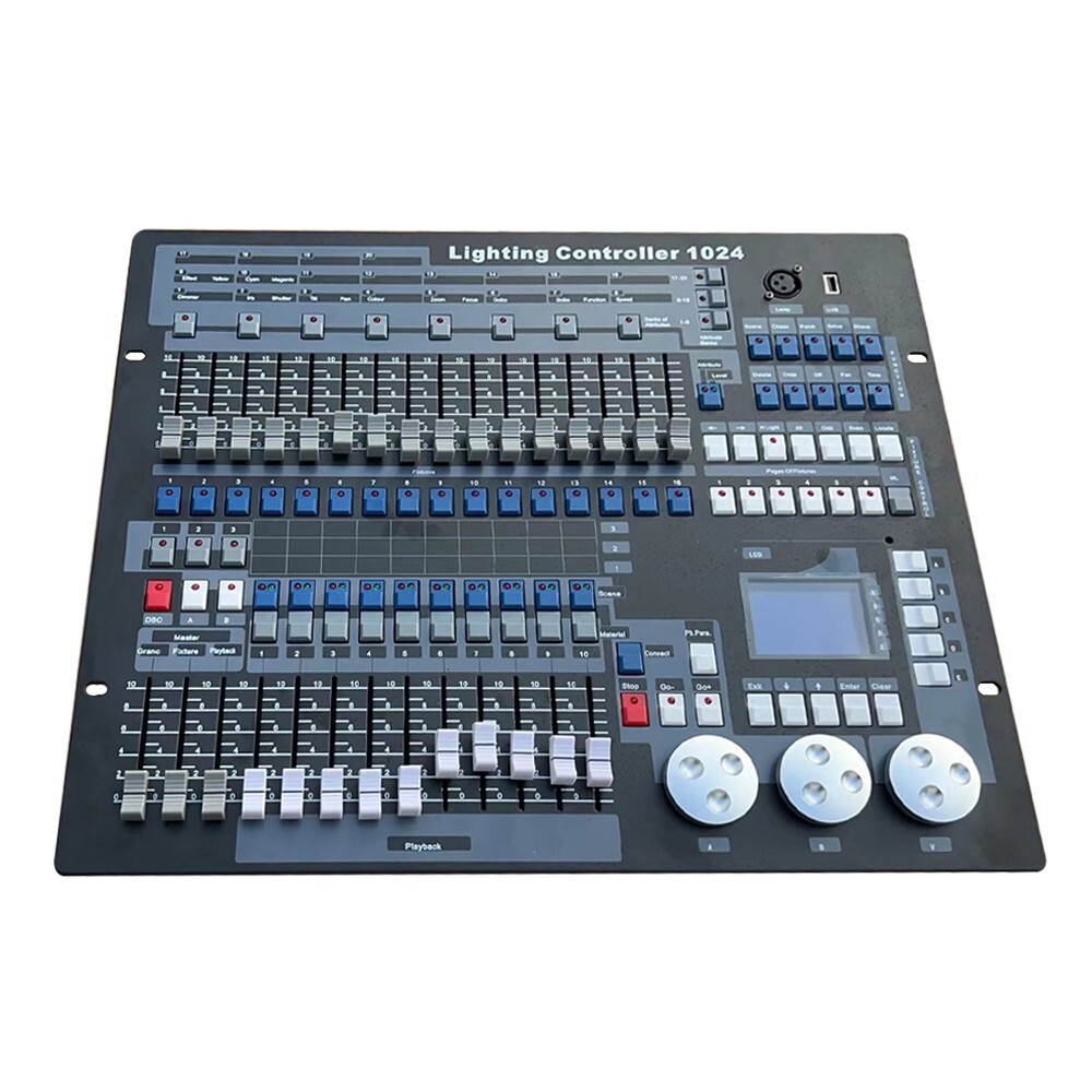 US 1024 dmx Console DMX512 Lamp Dimmer Light Controller for Wedding Bar +case