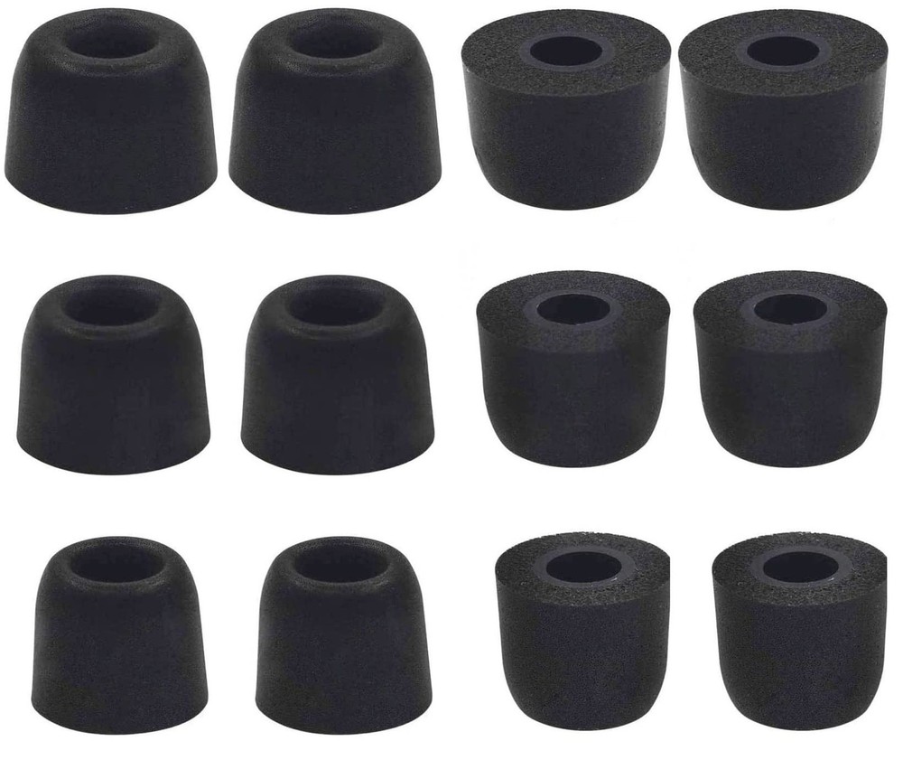 BLLQ Memory Foam Earbud Tips Replacement Eartips for Sony S M L 6 Pairs