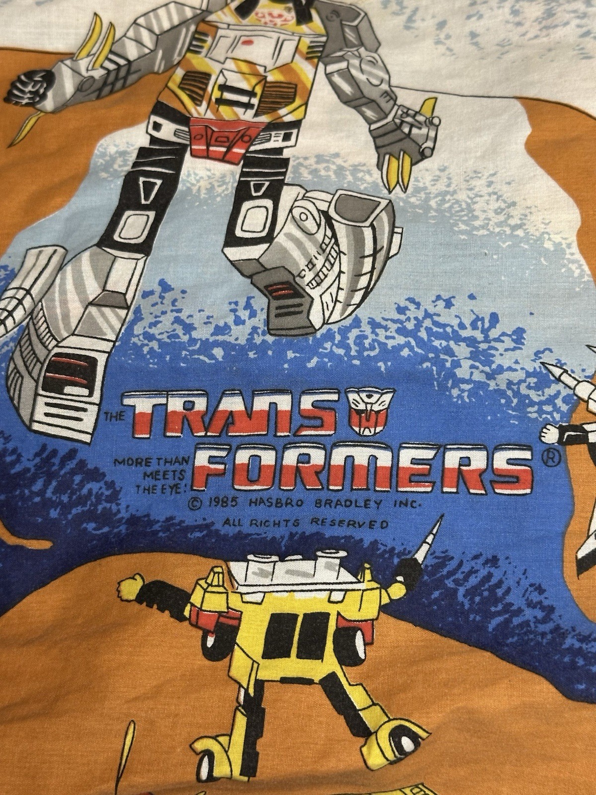 Vintage Transformers 1985 G1 Hide N Sleep Twin Bed Tent Material Only No Frame