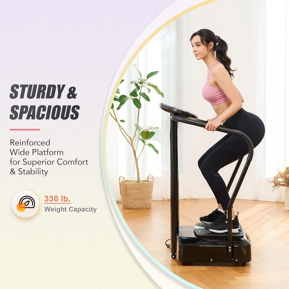 Secondhand 2000W Whole Body Vibration Platform Exercise Machine 180 Speed Levels