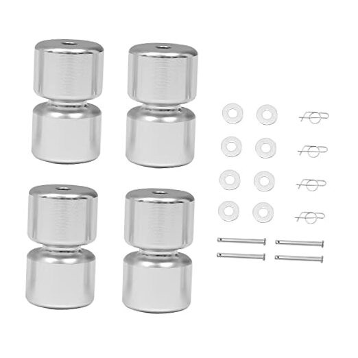 Trailer Lift Assist Rollers Replacement Kit, Compatible with Silver - Roller *4