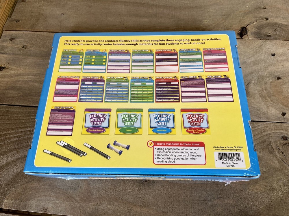 Lakeshore Learning Reading First Activity Center Fluency New 2nd-3rd Grade