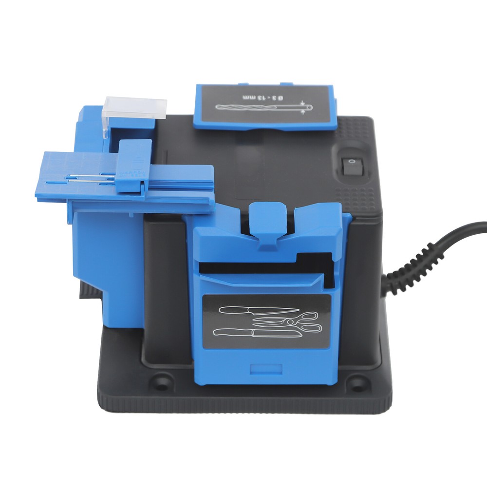 Electric Knife Sharpener Scissor Sharpening Grinder Machine Drill Chisel 3-13mm