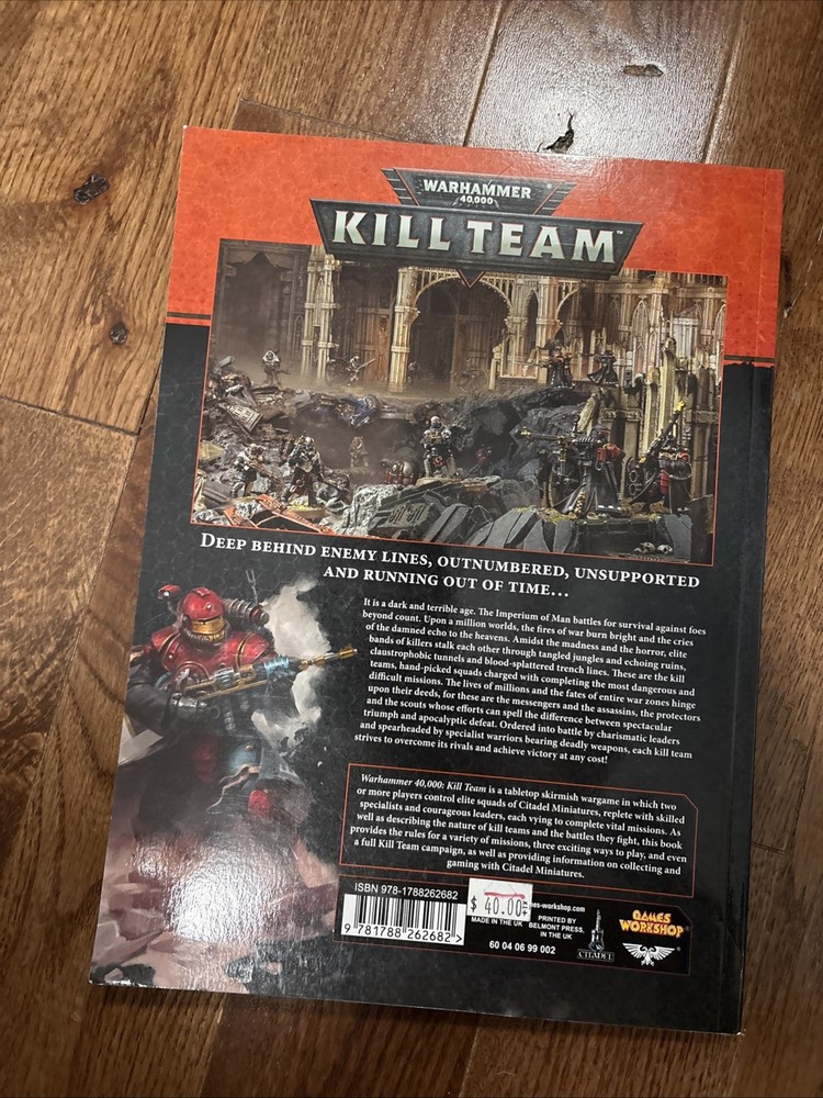 Warhammer 40k Games Workshop Kill Team Core Manual