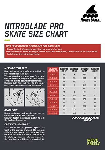 Rollerblade Nitroblade Boot Black 11 -Open Box