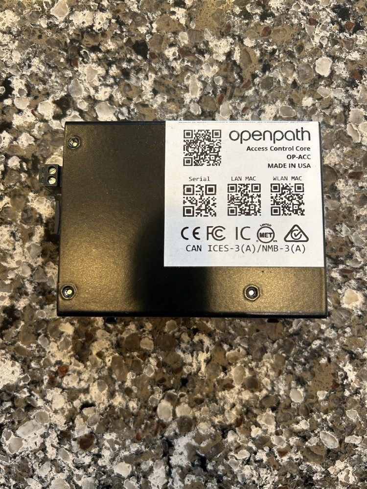 Avigilon Openpath (OP-CR-ACC), ACCESS CONTROL CORE