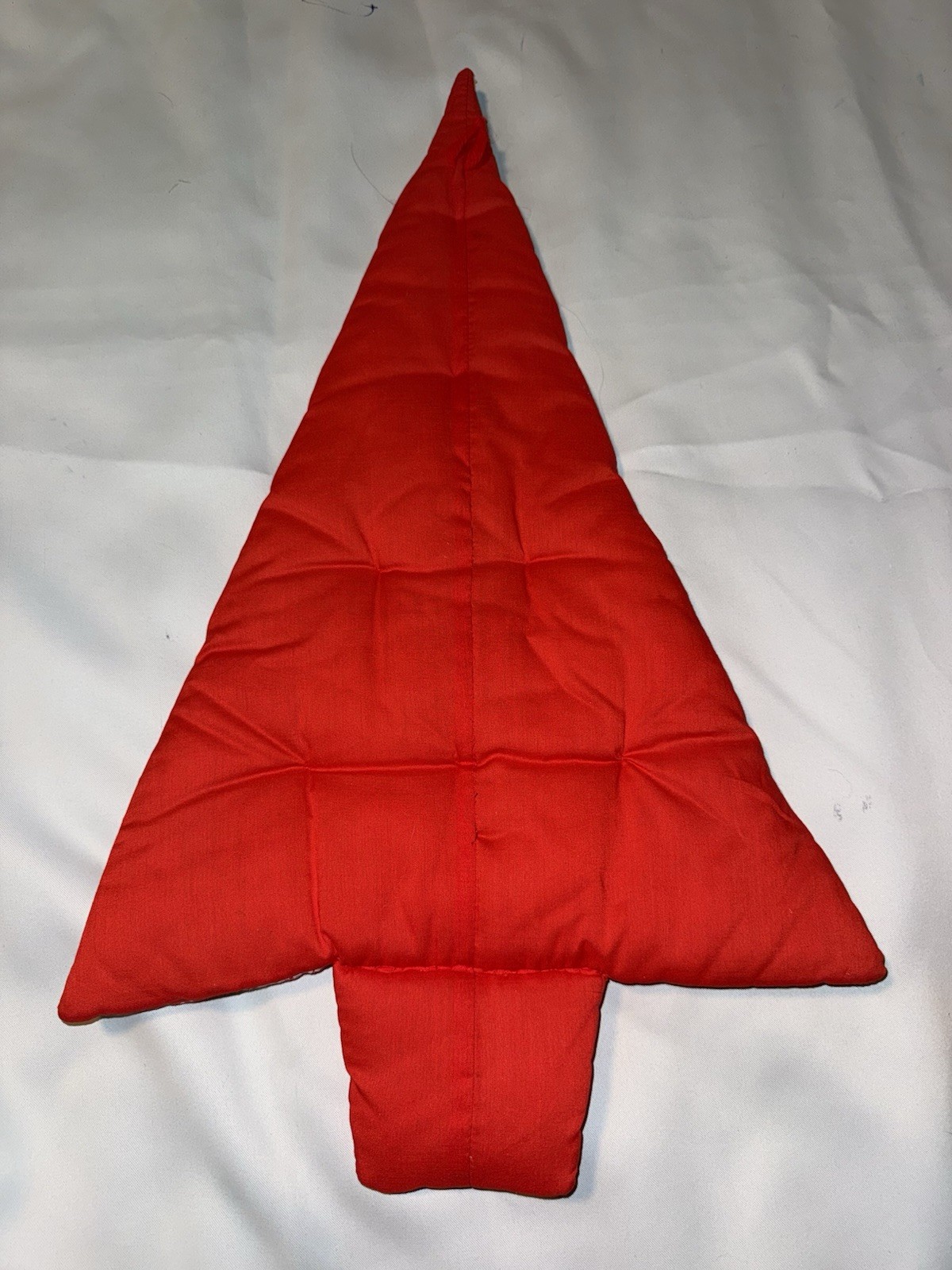 Quilted Christmas Tree Patchwork Wall Hanging Handmade Decor Retro Vintage 24”