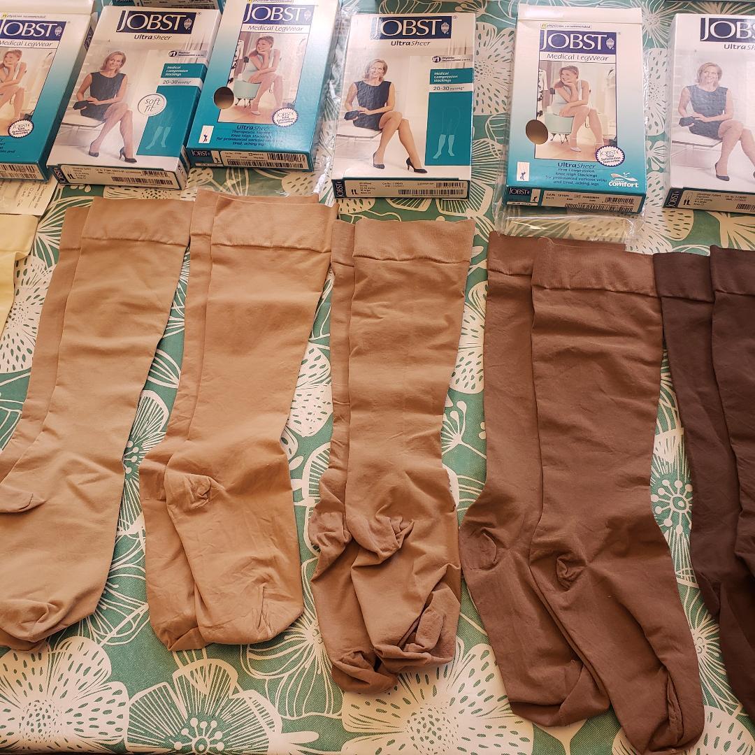 Jobst Ultra Sheer CT REGULAR 15-20 Compression Knee Stockings Size & Color