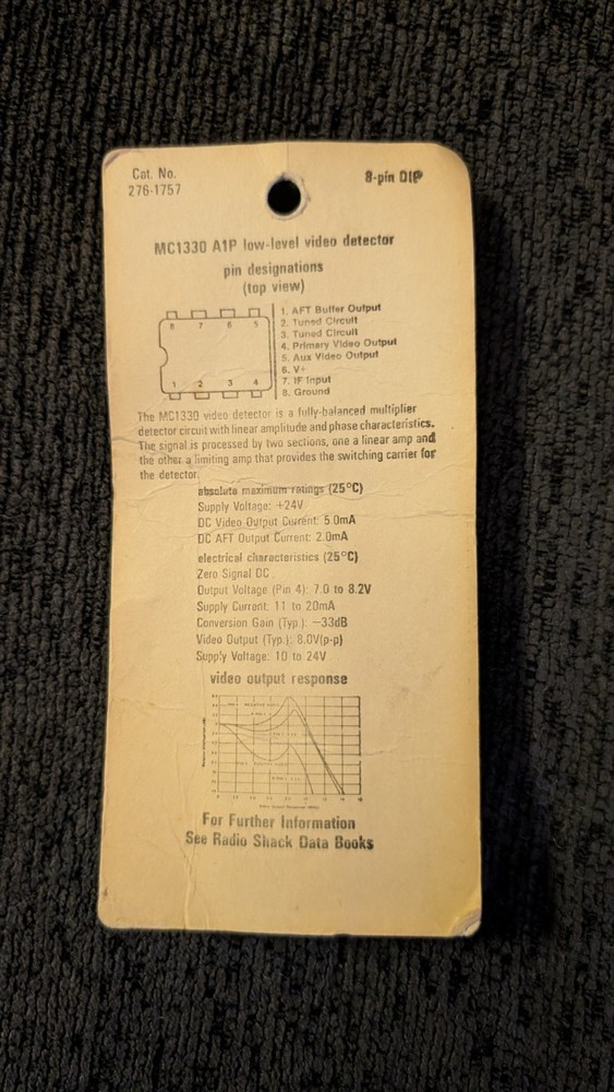 Mc 1330 Video Detector Archer