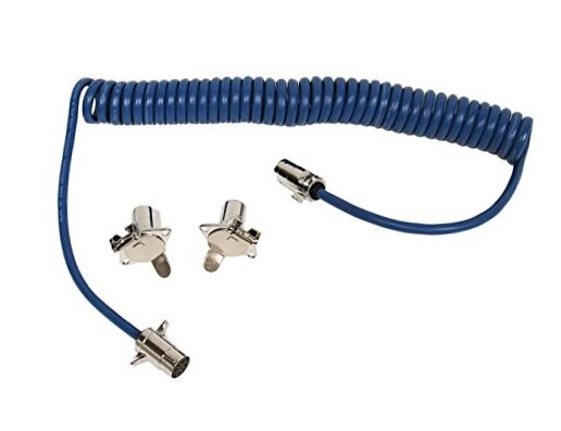 BX8861 4-Wire Coiled Electrical Cable