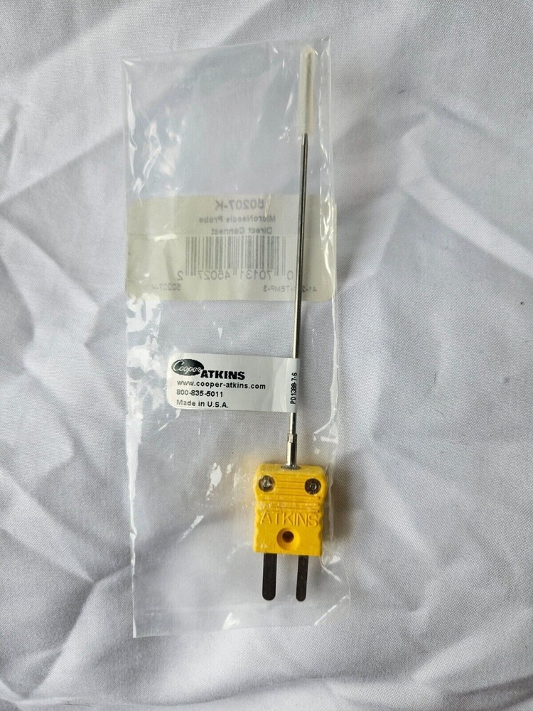 Cooper-Atkins Micro Chisel Tip Thermocouple Probe Type K 50207-K Micro Needle