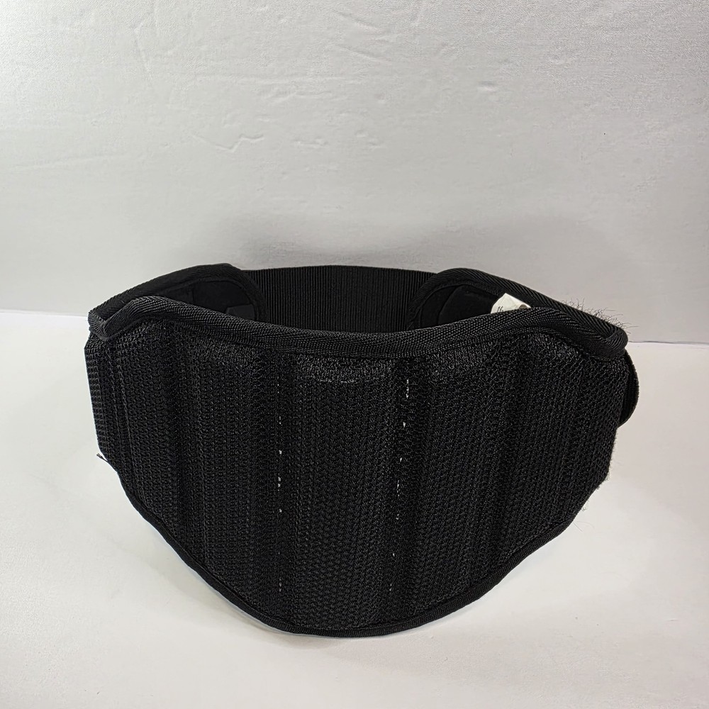 Nike Structured Weight Lifting Training Belt 2.0, Black/Volt Size Medium