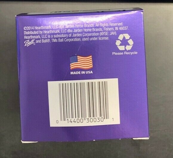 Purple Ball Design Series 6 Lids With Bands Regular Mouth