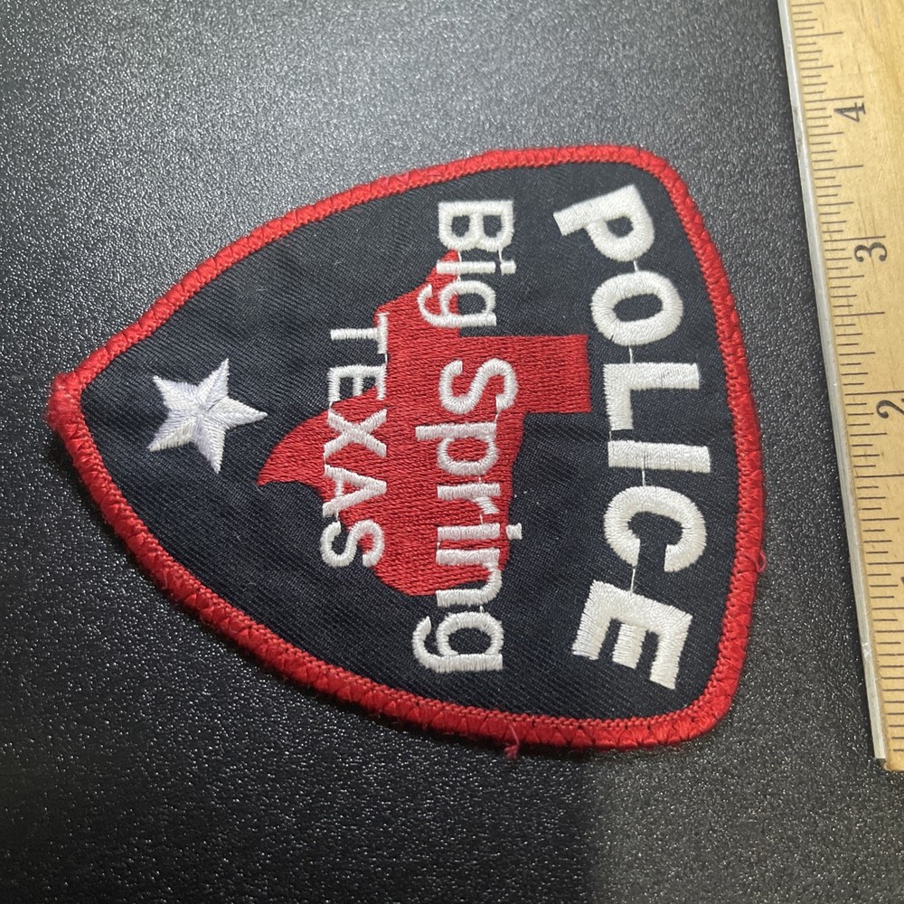 Big Spring Texas Police Dept Collector Patch