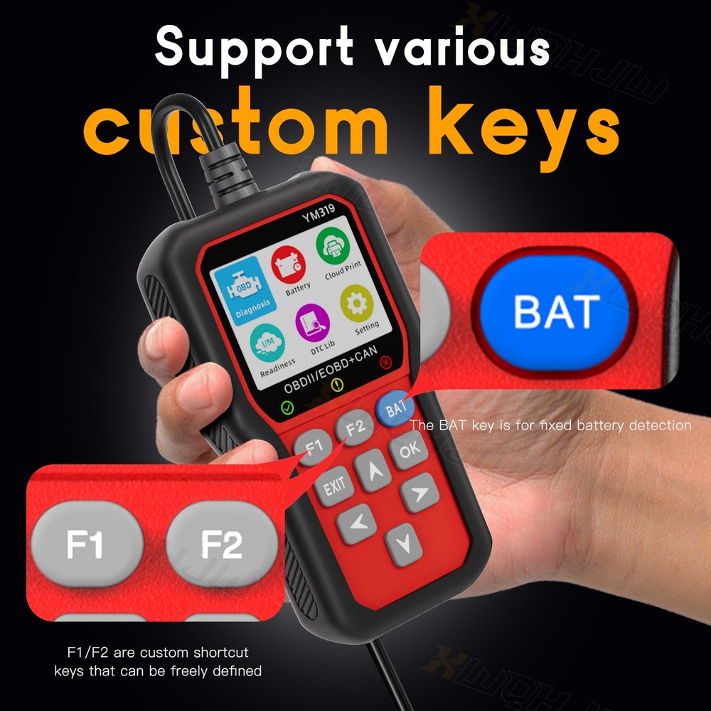 For Chrysler Jeep Dodge Bidirectional OBD2 Scanner Diagnostic Tool E-CU Coding