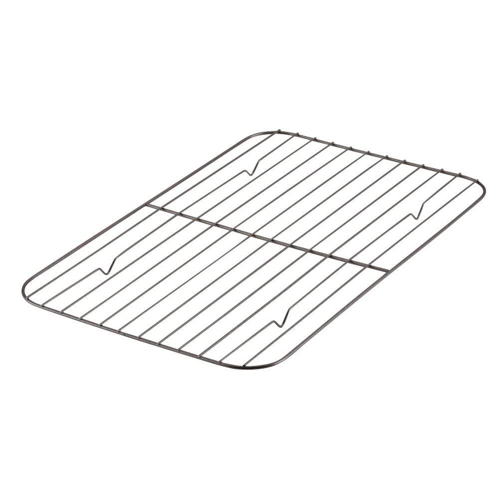 Bakeware Roasting Pan with Removable Flat Rack-10.5x15Inches,Gray