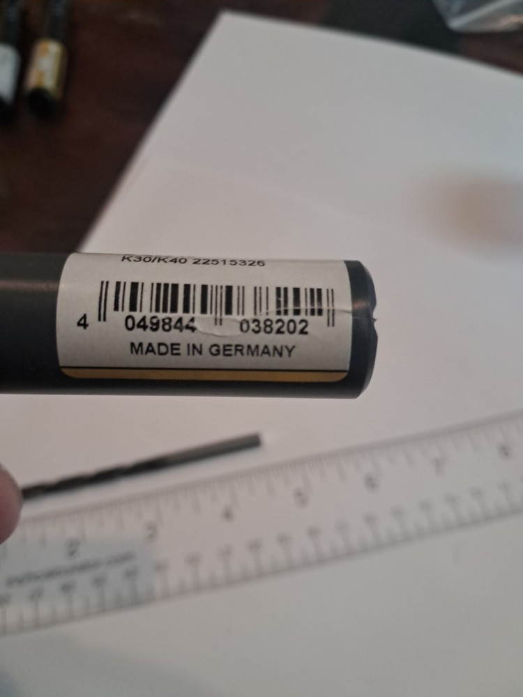 GUHRING SOLID CARBIDE DRILL Bit VHM 4.92 MM 2464