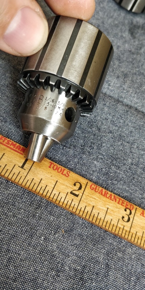 NOS JACOBS Threaded Drill Chuck 31B cap: 1/16-3/8 Mount: 3/8-24