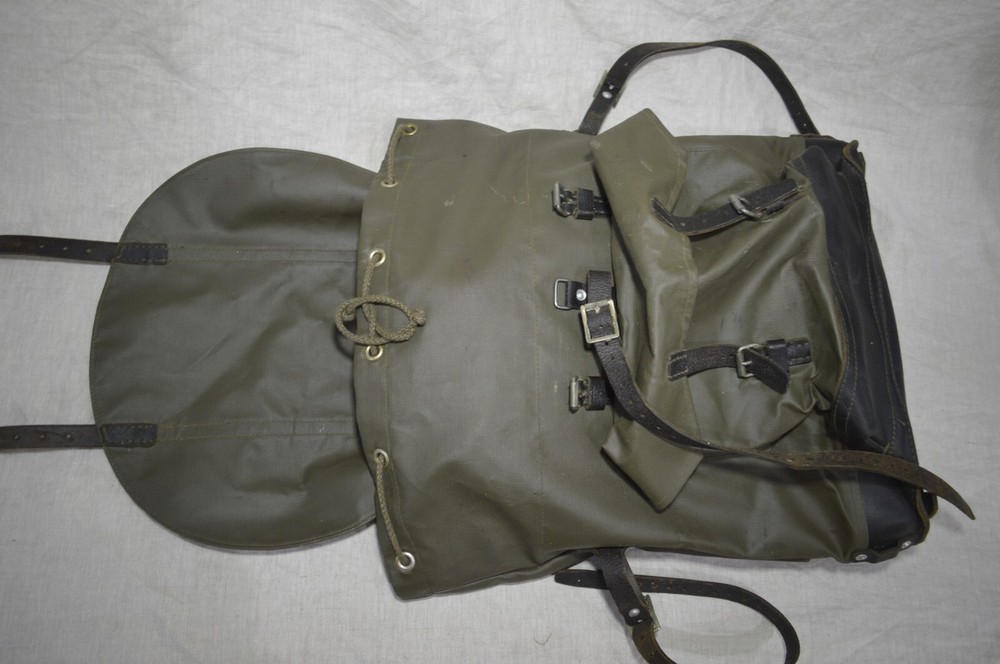 Swiss Military Surplus Rubberized Waterproof  Rucksack/Backpack