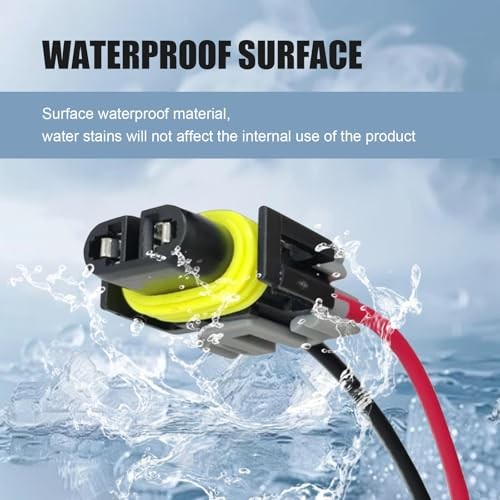 2 PCS Fog Light Connector Plug, H11 Connector Wiring Harness Socket,