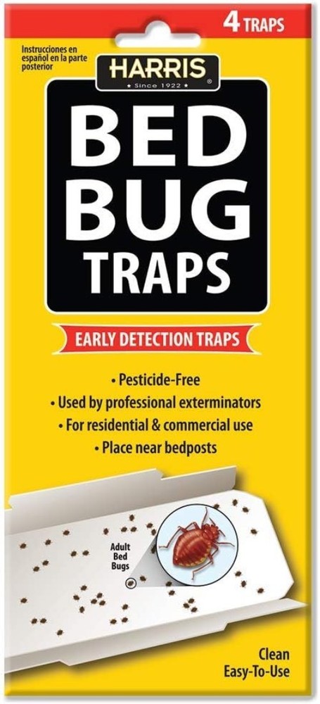 Harris Bed Bug Early Detection Glue Traps (4/Pack)