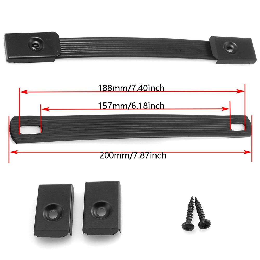 DGZZI Handle Strap 2PCS 8Inch Black Guitar Amplifiers Speaker Large,