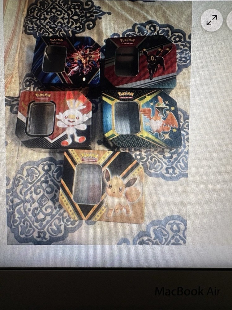 20 Empty Tin Pokémon’s