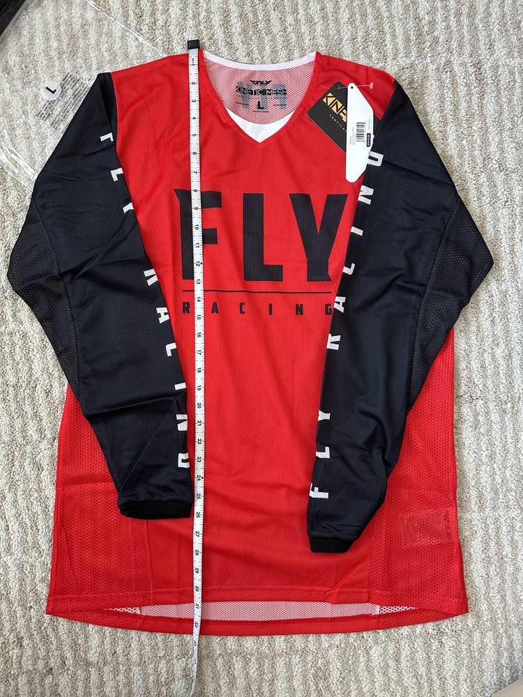 FLY Kinetic Mesh - Red/Black (Large)