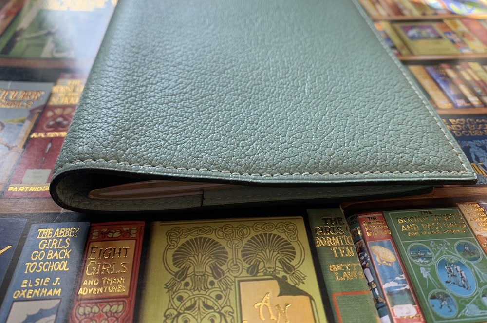 Authentic Hermes Compact Size Planner Cover Light Green Agenda PM