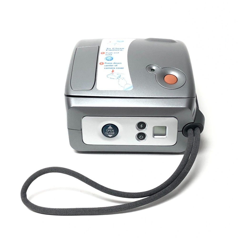 Polaroid one silver instant camera