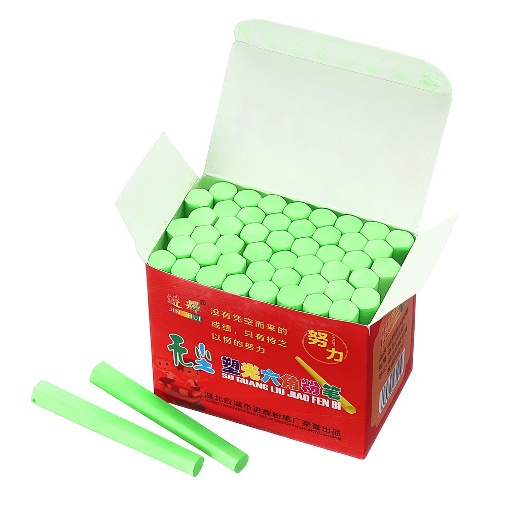 96 PCS Chalkboard Chalk, Dustless Chalk Small Bulk, Green