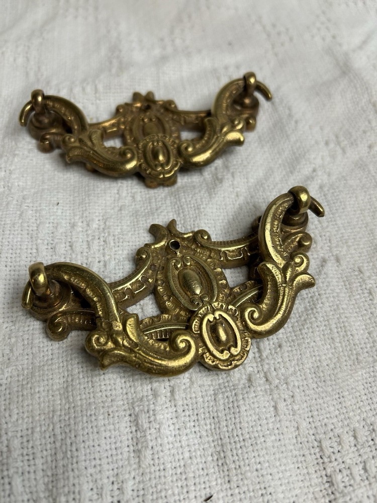 Victorian Brass Bail Pulls (pair)
