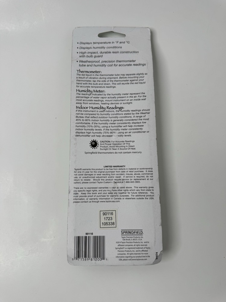 ACCURITE Indoor Thermometer With Swivel Bracket