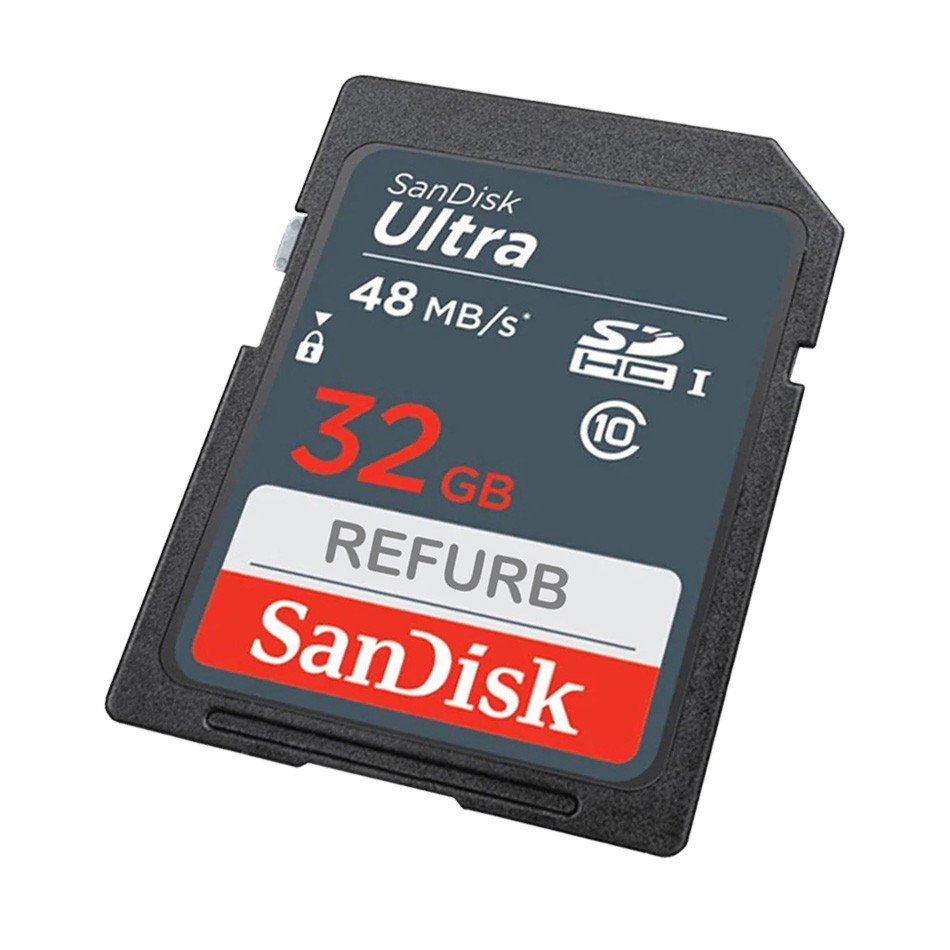 LOT 10x SanDisk SD Ultra 32GB - Class 10 SDHC-I 48MB/s Flash Memory Card