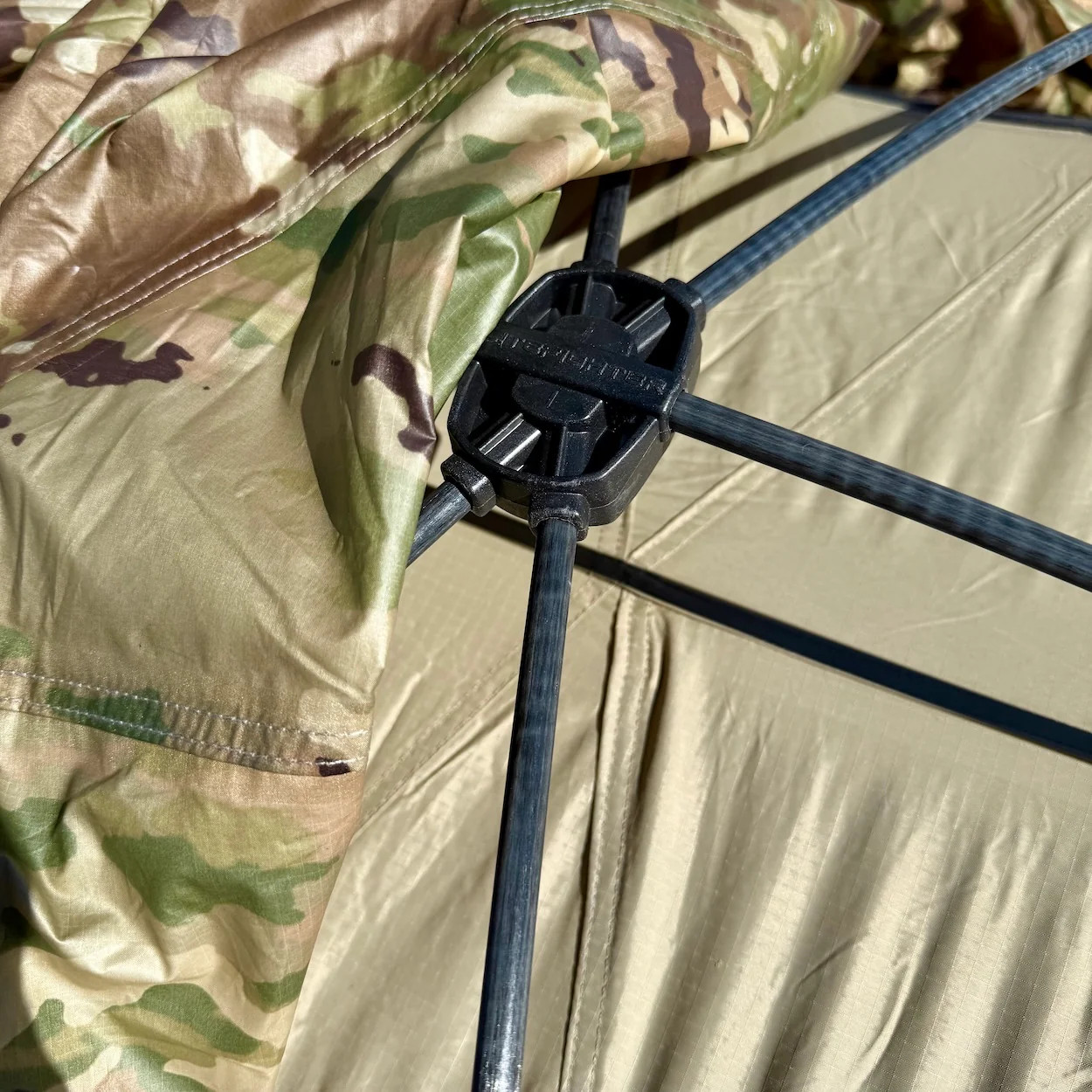 LiteFighter Combat Tent - US Army Issued One Person OCP Multicam - Lightweight