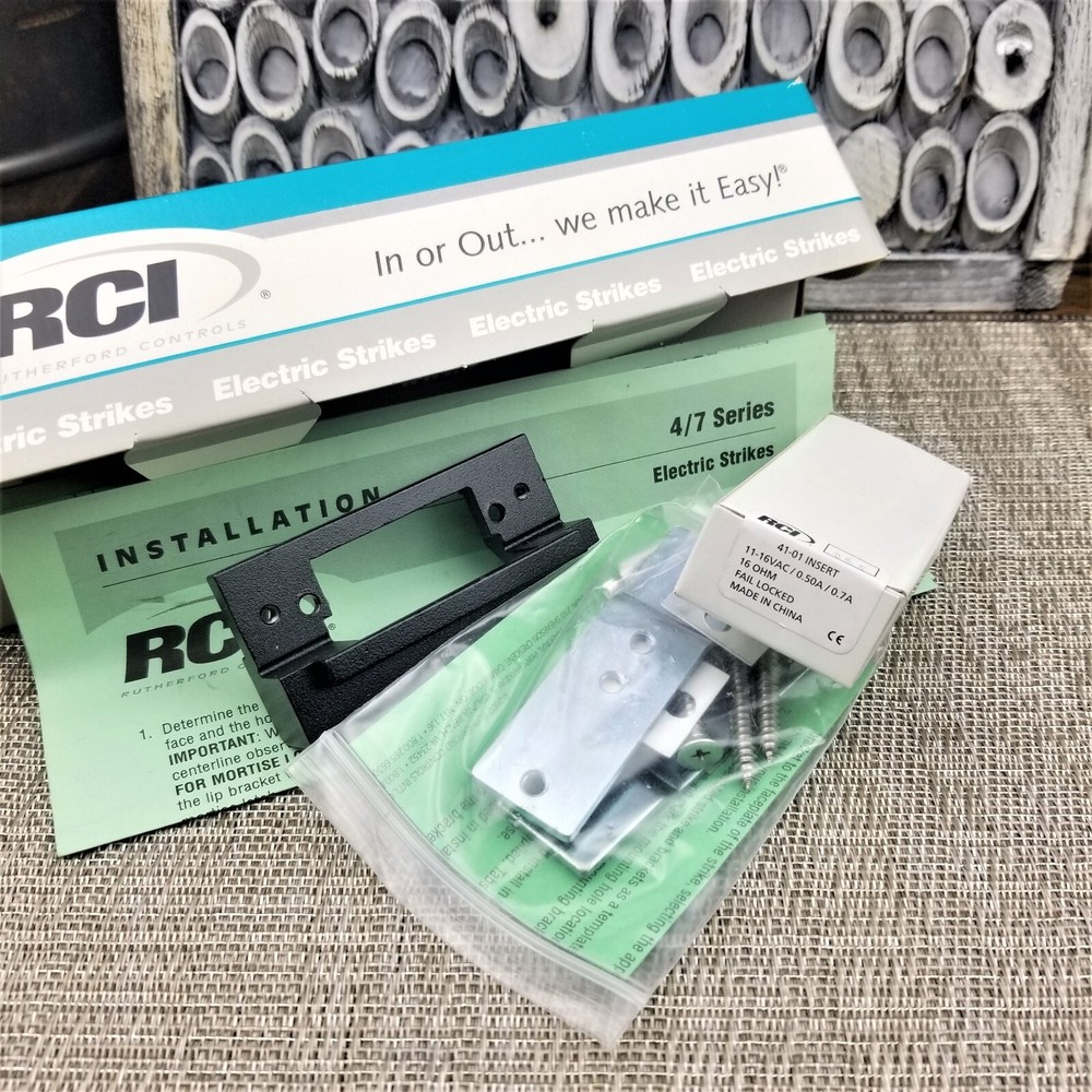 RCI A41 11-16VAC Fail Locked Electrical Strike Component 4 Series Mod Program