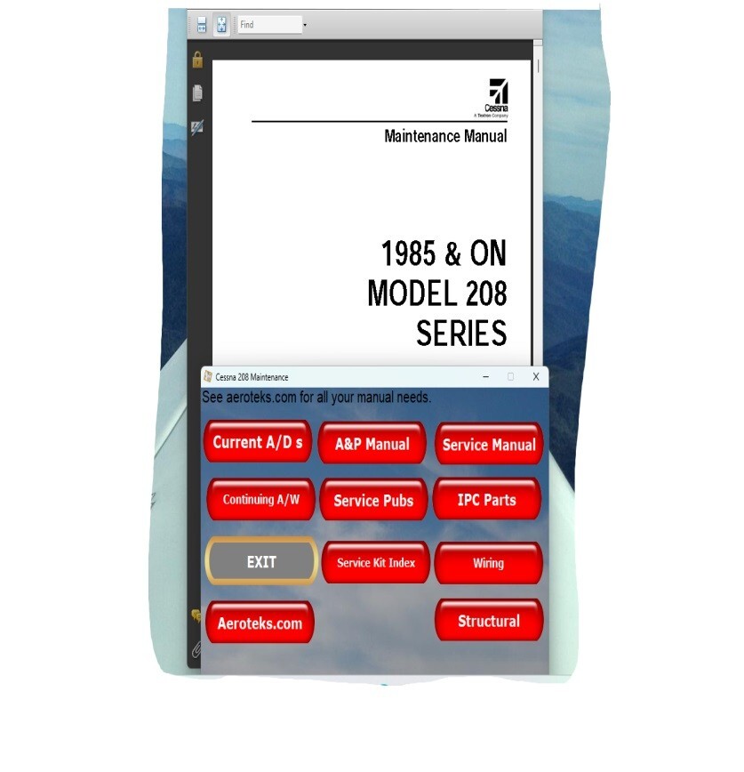 Cessna 208 Caravan maintenance library