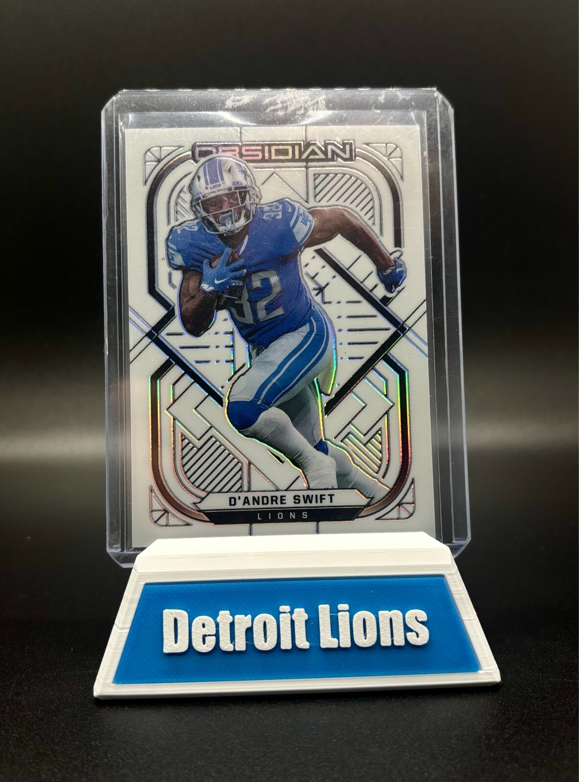 Personalized Sports/Trading Card Display Stand - Add Favorite Team, Name, City