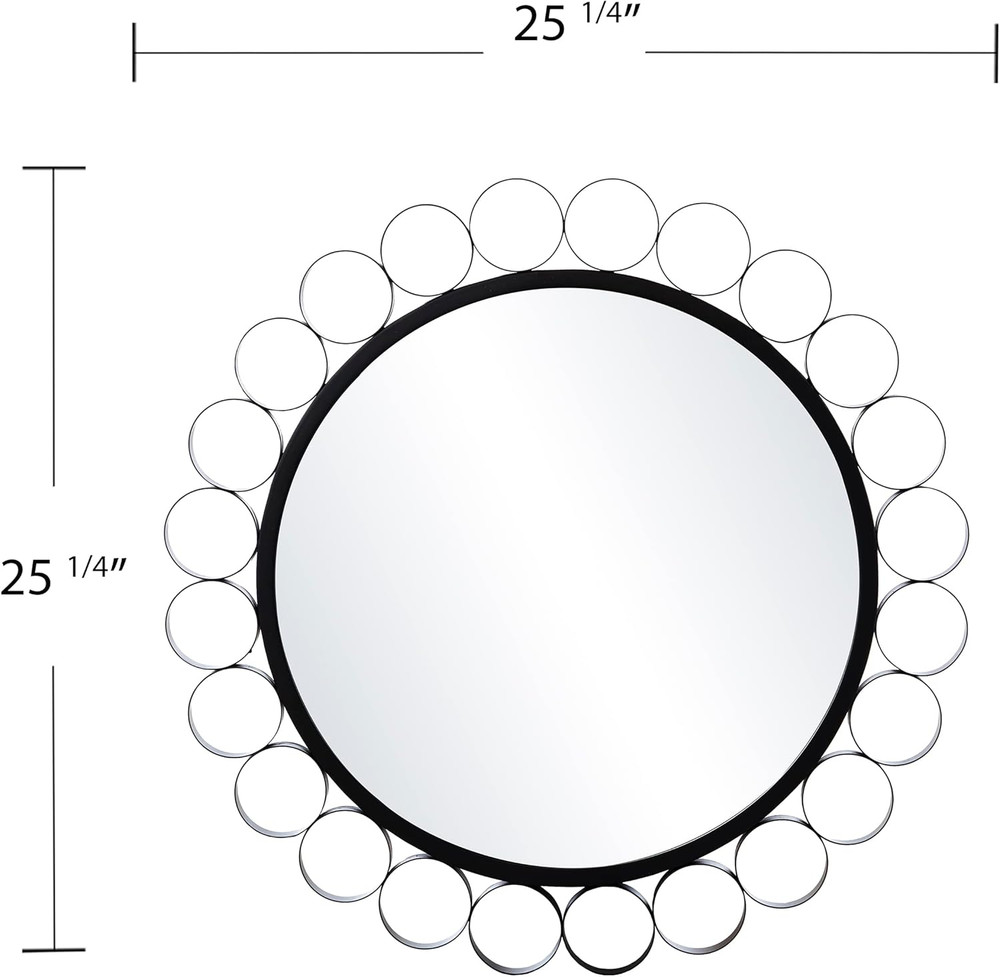 Abdella round Decorative Mirror