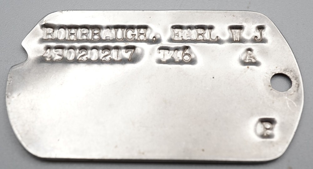 Post WWII 1946 Army Dog Tag T46