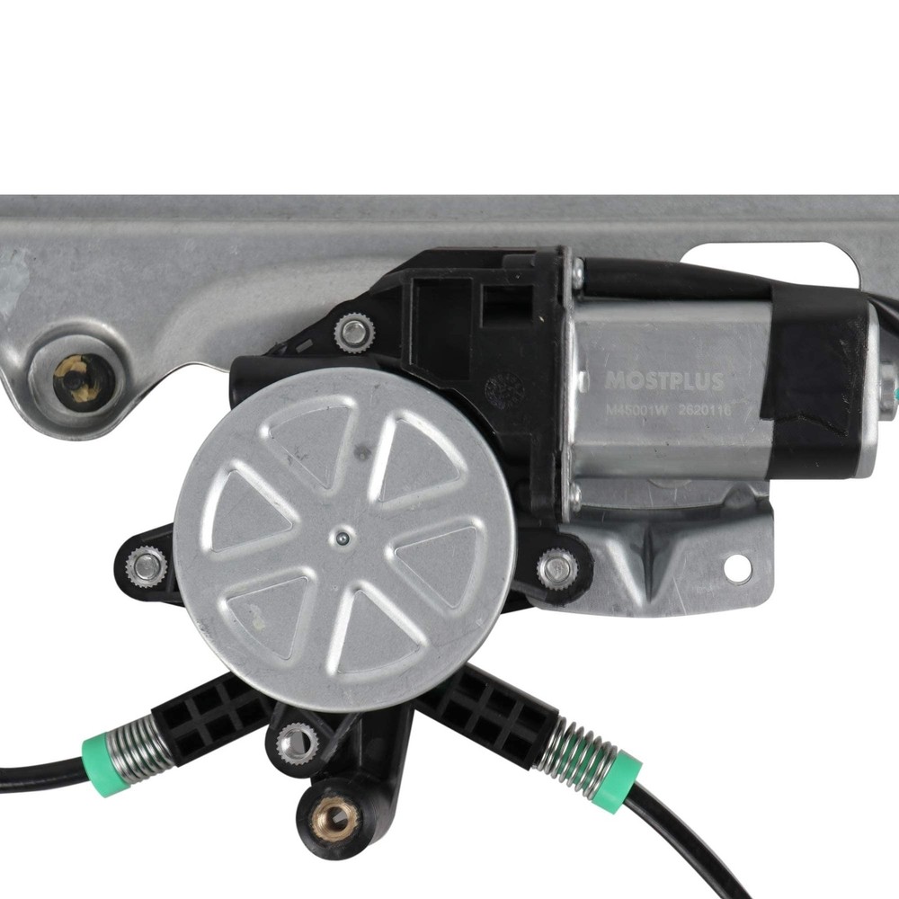 MOSTPLUS 741-644 Power Window Regulator Motor Assembly Front Driver Side Comp...