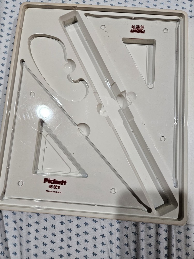 Vintage Pickett 1503 NC Drafting Tools ( Incomplete Set) *READ