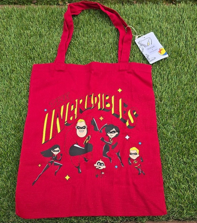 The Incredibles Primark Exclusive Tote Bag New with Tags Pixar Authentic Merch