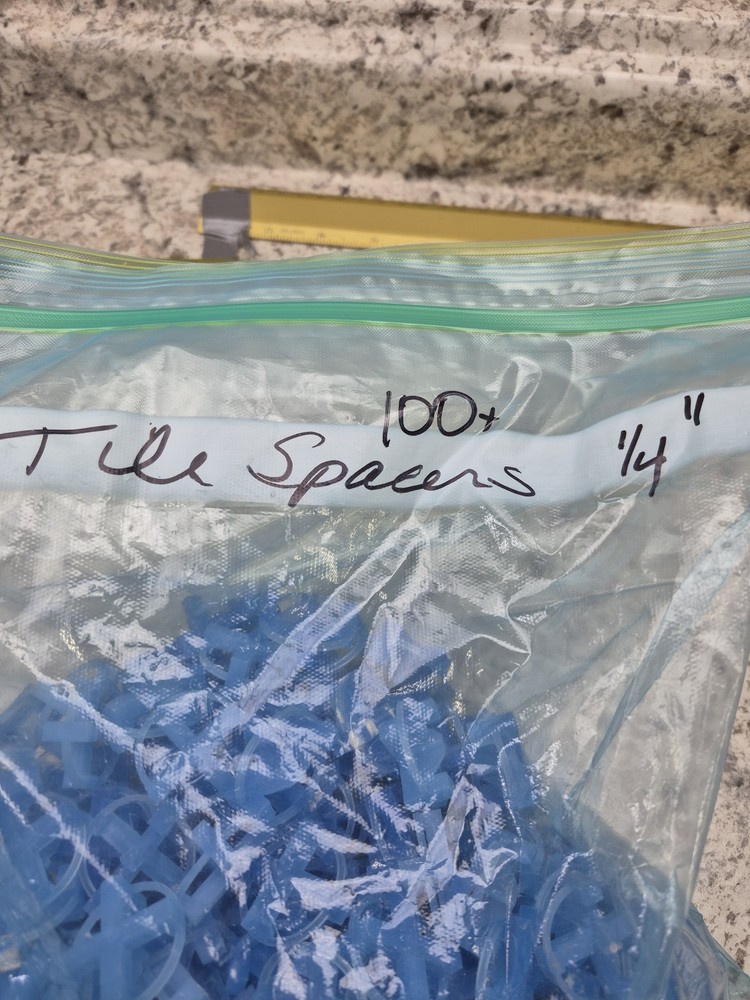 100+ Tile Spacers 1/4" Blue Plastic Cross Shape for Flooring Wall Tiling