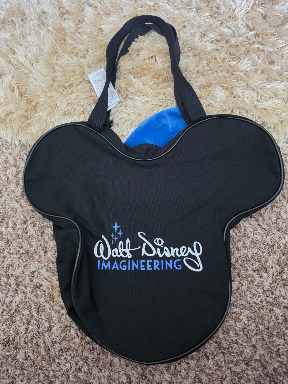 Walt Disney Imagineering Sorcerer Mickey Big Face Character Head Tote Bag NWT!
