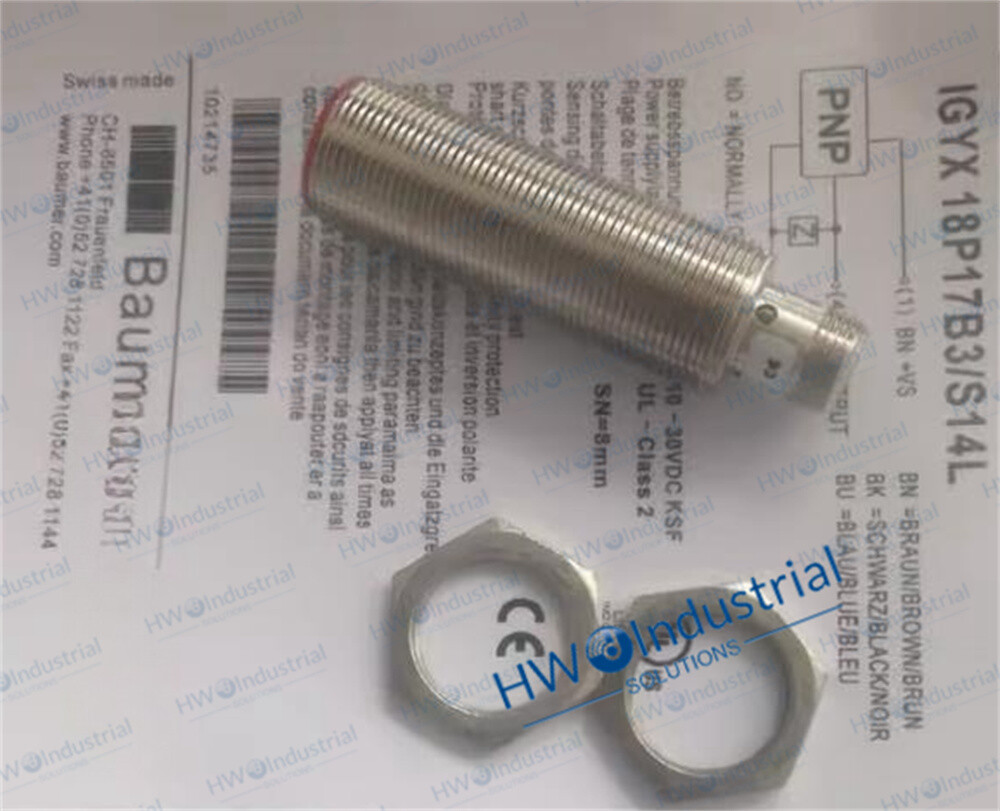 1/piece IGYX 18P17B3/S14L Inductive Sensor for Baumer Proximity Switch NEW