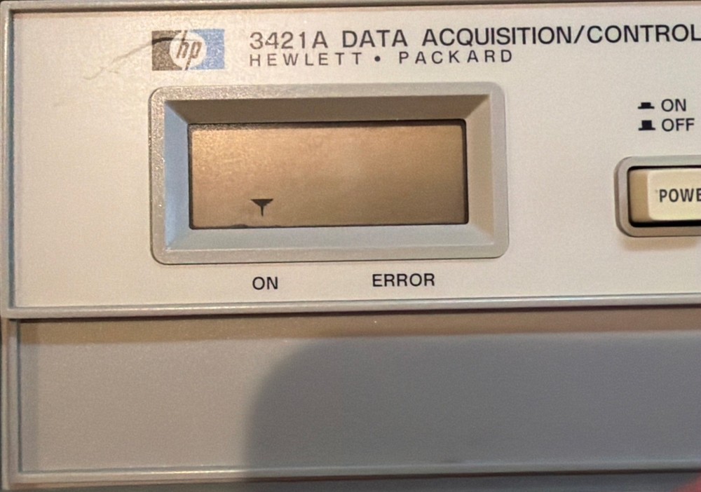 HP Hewlett Packard 3421A Data Acquisition Control Unit WORKS, OPT 020 & 050
