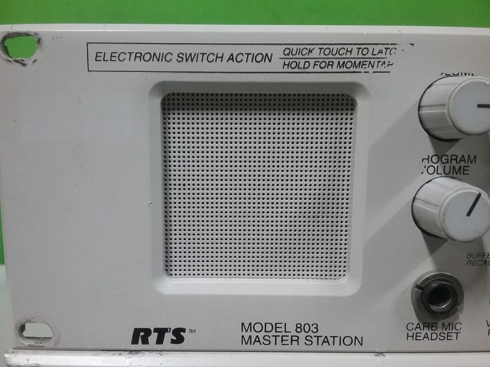 Telex RTS 803 Master Station + RTS 862 Intercom System Interconnect